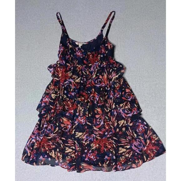 BCBGeneration Dresses & Skirts - Bcbgeneration Mini dress Womens Size XS Multicolor Floral Spaghetti Strap...
